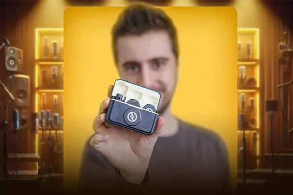 میکروفون یقه ای بی سیم هالی لند Hollyland Lark M2 DUO 2 Person wireless Combo - کاماپرس