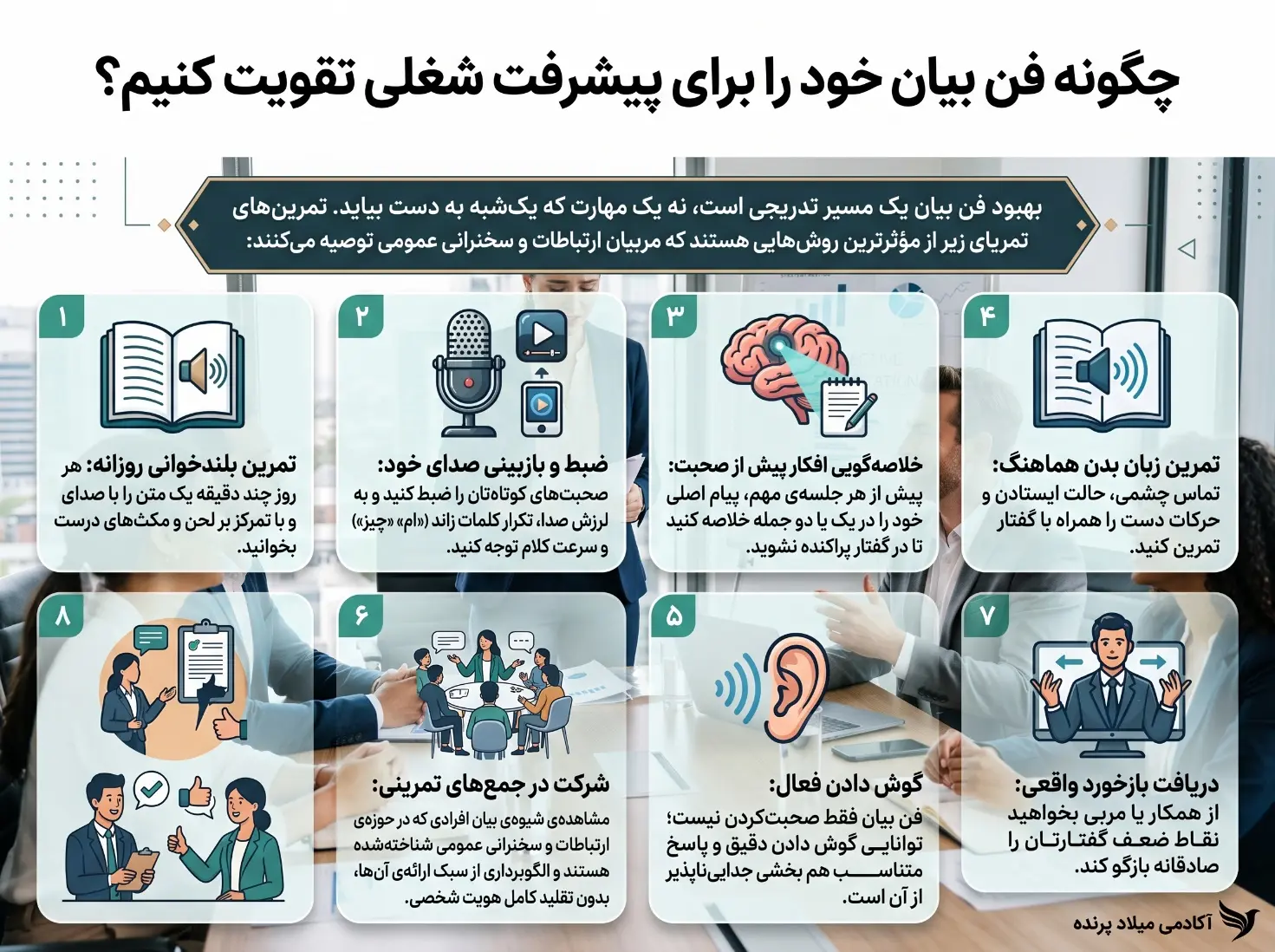 فن بیان برای پیشرفت شغلی- کاماپرس