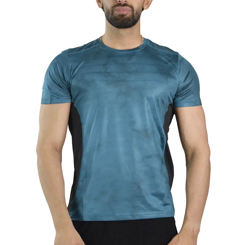 تیشرت-ورزشی-رانینگ-مردانه-مدل-9130-آبی-نفتی-5