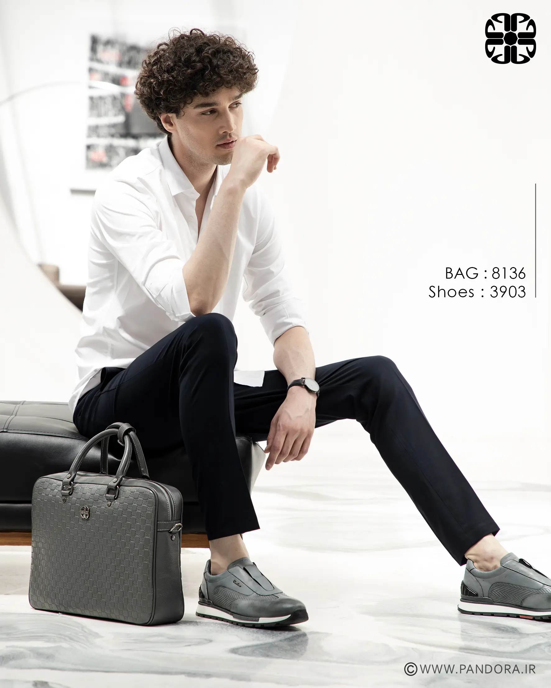 کفش چرم مردانه پاندورا - کاماپرس