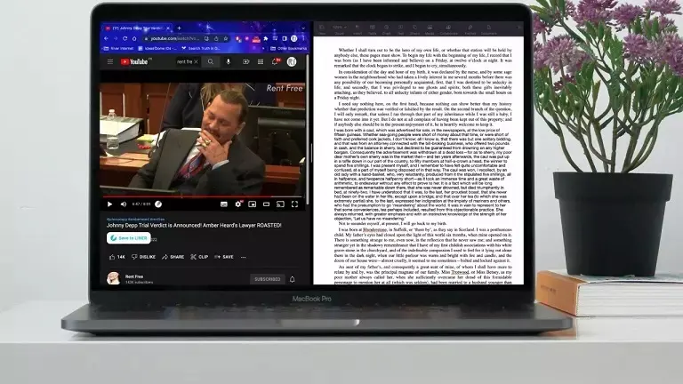 دو برنامه همزمان (Split View)-کاماپرس