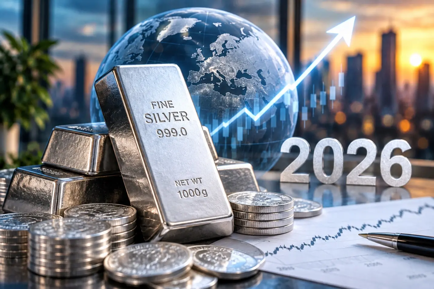 قیمت نقره در سال ۲۰۲۶؛ - کاماپرس