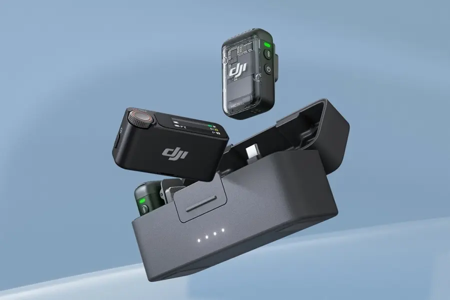 میکروفون یقه ای بی سیم دی جی آی DJI Mic Mini 2-Person- کاماپرس