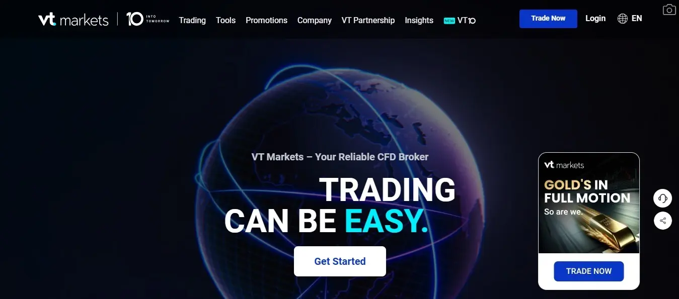 ثبت نام در بروکر وی‌تی مارکتس (VT Markets) با گوشی - کاماپرس