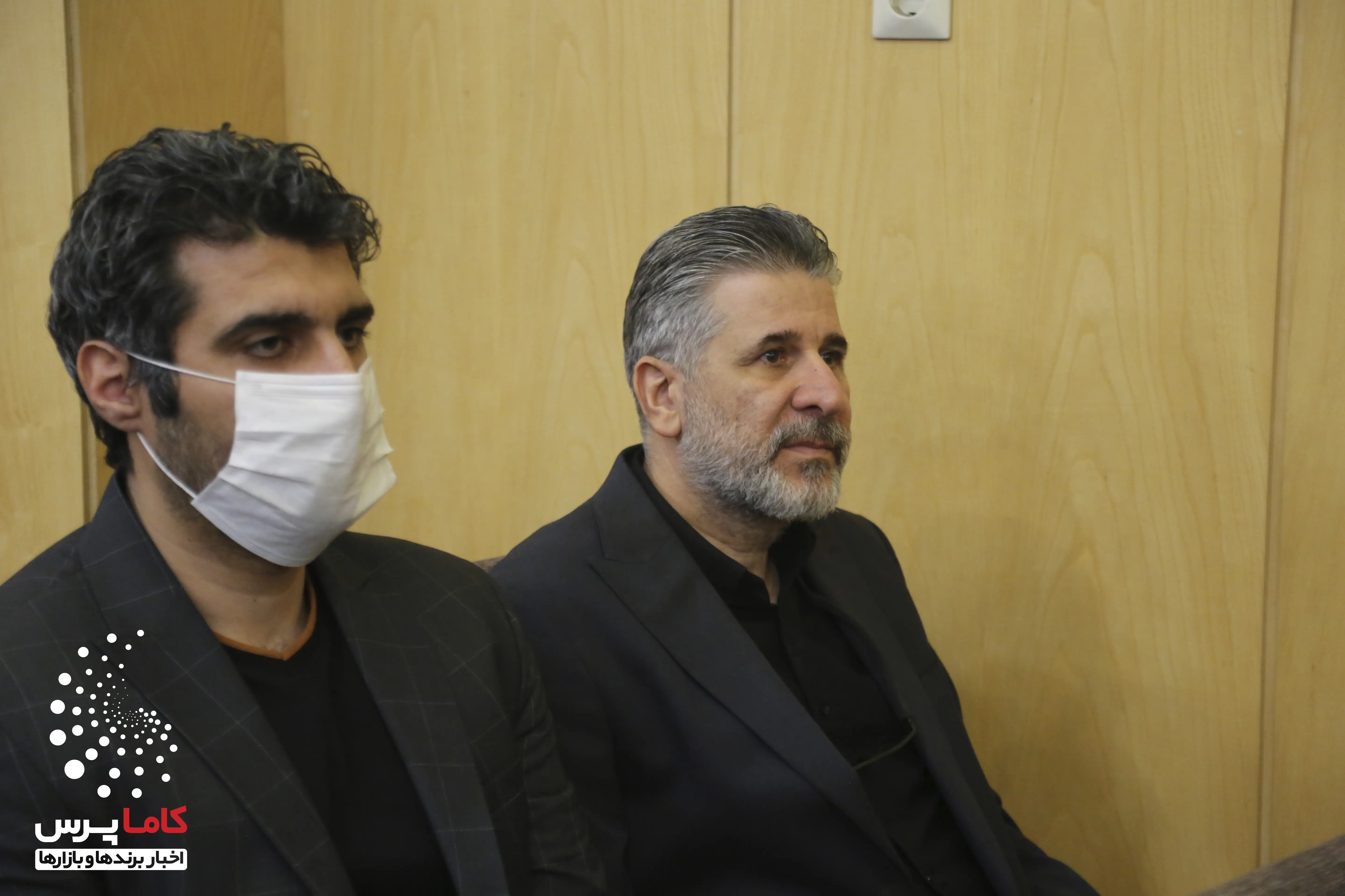 رامین سمیع زاده در مراسم ختم اشرف فاخر