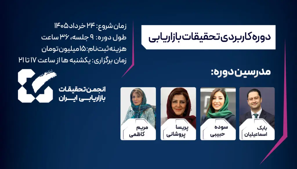 اطلاعیه برگزاری دوره کاربردی «تحقیقات بازاریابی»- کاماپرس