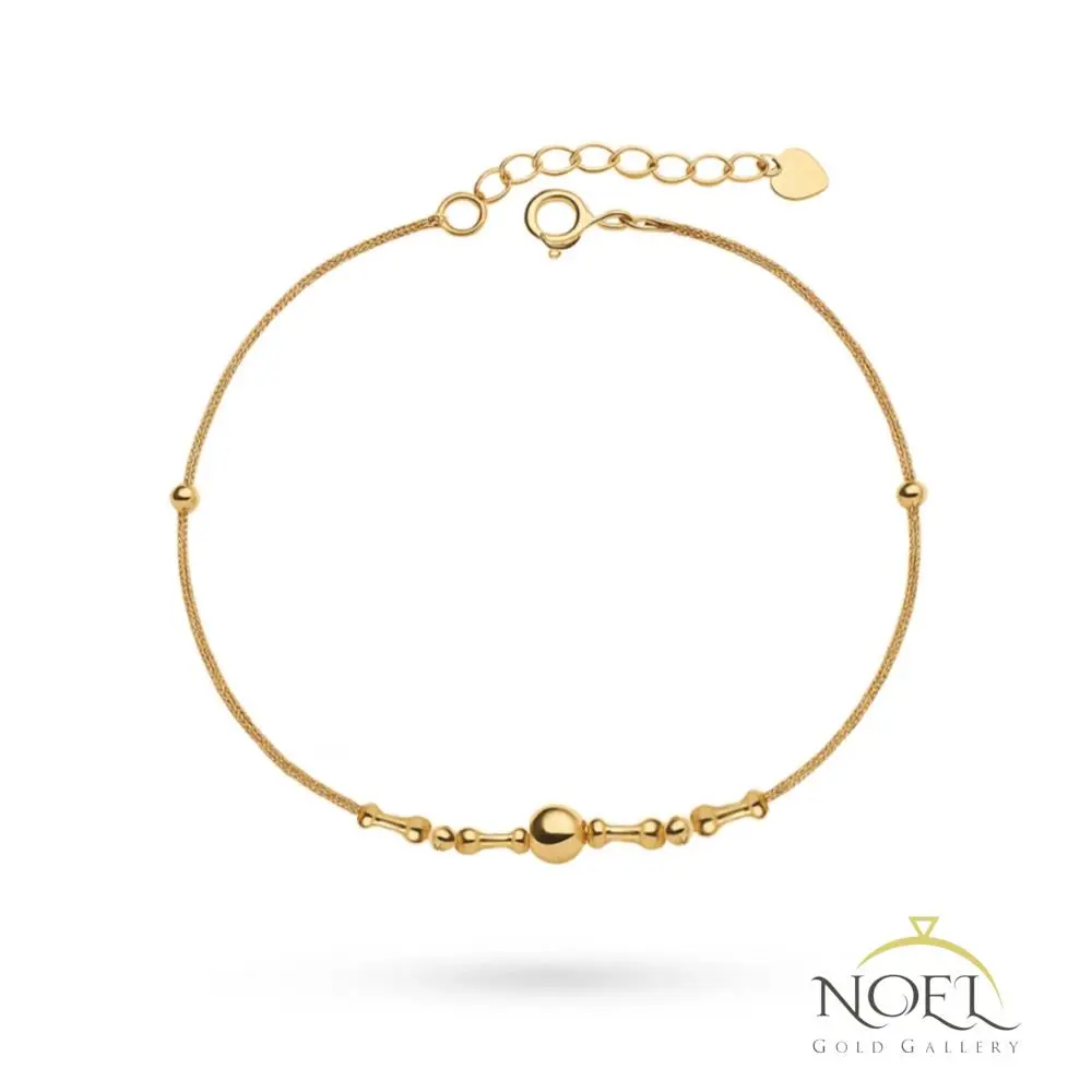 دستبند طلا بامبو- کاماپرس