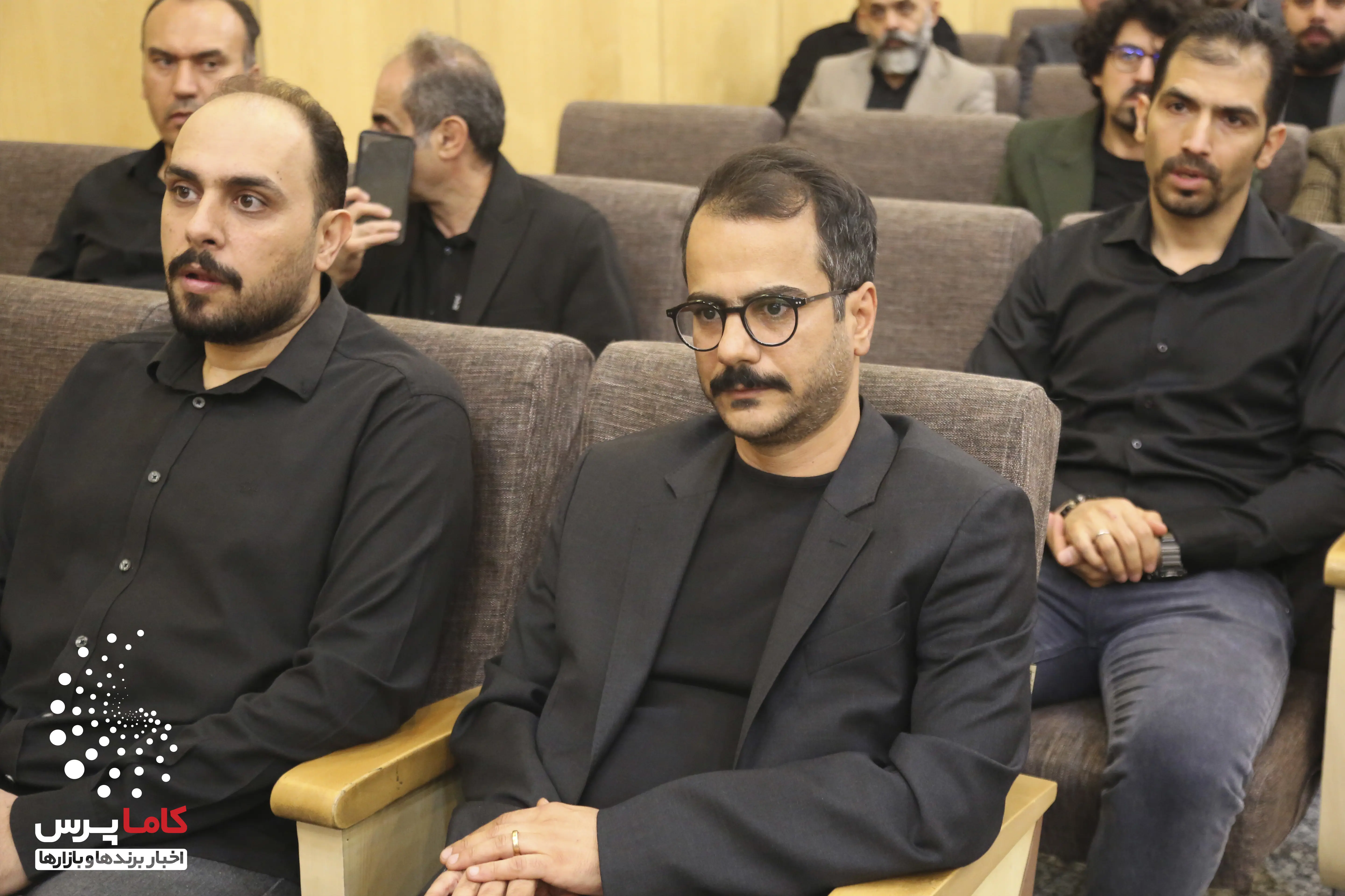 ابراهیمی نیا در مراسم ختم اشرف فاخر