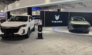 نخستین حضور تیگارد موتور در نمایشگاه خودرو مشهد