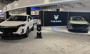 نخستین حضور تیگارد موتور در نمایشگاه خودرو مشهد