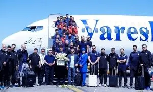 تیم ملی فوتبال ایران با پرواز هواپیمایی وارش به ترکیه رسید