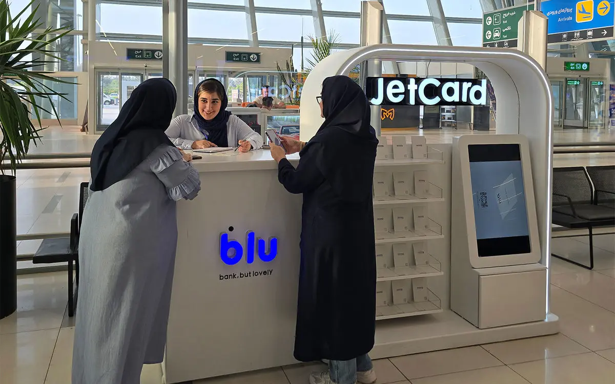 رونمایی بلوبانک از «جت کارت» در الکامپ 1404
