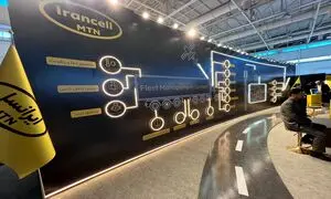 ایرانسل با خودروی متصل در نمایشگاه لجستیک 