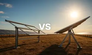 تفاوت استراکچر ثابت و متحرک پنل خورشیدی ، کدام برای پروژه شما به‌صرفه‌تر است؟