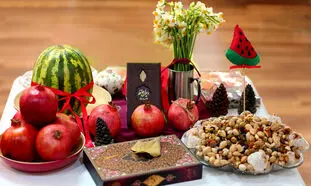 شب یلدا با محصولات هراز در ایران مال