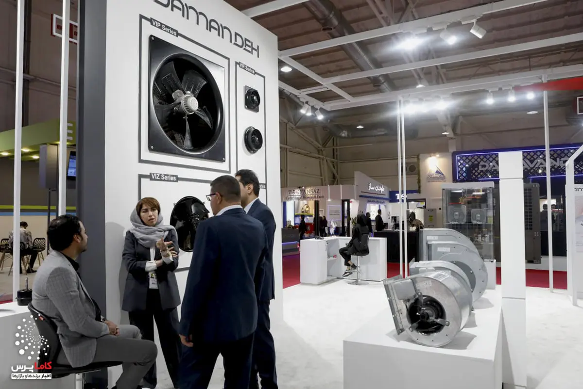 حضور گسترده اعضای انجمن تولیدکنندگان سیستم‌های تهویه مطبوع ایران در نمایشگاه تاسیسات ۱۴۰۴