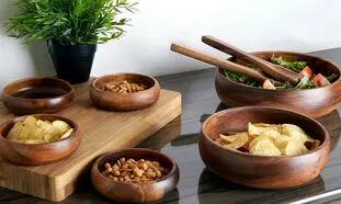 چطور با ابزار ساده ظروف چوبی دست‌ساز بسازیم؟