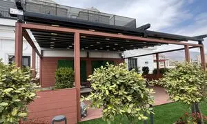 سقف متحرک پارچه ای بهترین انتخاب برای فضاسازی