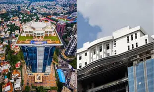 عمارت عجیب ۲۰ میلیون دلاری در هند