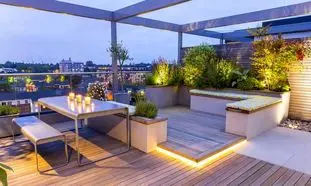 ساخت روف گاردن با کمترین هزینه