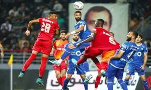 درگیری جنجالی استقلال و فولاد بر سر پیراهن
