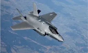 سقوط جت جنگنده اف 35 آمریکا