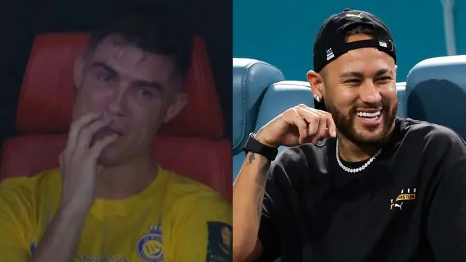 اشک های بی امان رونالدو ‌و خوشحالی معنی دار نیمار