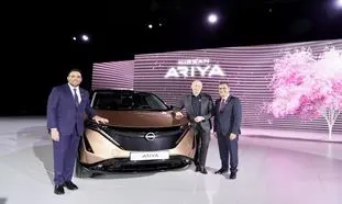 شاسی بلند نیسان آریا در نمایشگاه اکسپو 2020 دبی رونمایی شد
