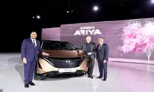 شاسی بلند نیسان آریا در نمایشگاه اکسپو 2020 دبی رونمایی شد