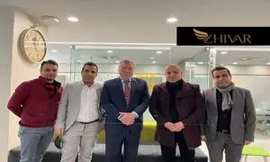 دیدار سفیر چک با رئیس هیئت مدیره آژانس ژیوار، آقای ناصح قادری