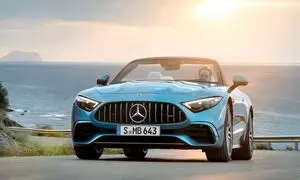 مرسدس بنز SL43 مدل 2023 ؛ خودرویی اسپرت با فناوری برگرفته از فرمول یک (ویدیو)