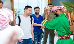 لیونل مسی به کمک عربستان شتافت