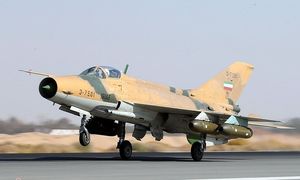 سقوط جت جنگنده اف 7 ارتش در اصفهان