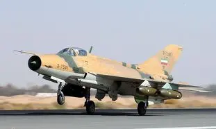 سقوط جت جنگنده اف 7 ارتش در اصفهان