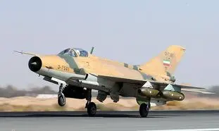 سقوط جت جنگنده اف 7 ارتش در اصفهان