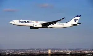 فرود هواپیمای مسافربری ایرباس ایران ایر در فرودگاه کلن (ویدیو)