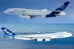 صدای کدام هواپیمای مسافربری بلندتر است؟ ایرباس A380 یا بوئینگ 747؟ (ویدیو)