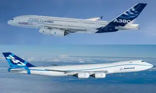 صدای کدام هواپیمای مسافربری بلندتر است؟ ایرباس A380 یا بوئینگ 747؟ (ویدیو)