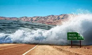 وقتی پای سیل به دره مرگ می رسد (ویدیو)