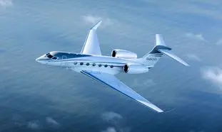 پرواز هواپیمای 60 میلیون دلاری گلف استریم (ویدیو)