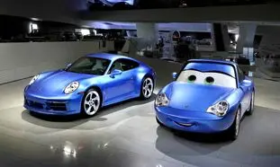 پورشه 911 سالی اسپشیال ؛ ماشینی به سبک انیمیشن های هالیوودی (ویدیو)
