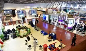 حضور طاها قالب توس در نمایشگاه تاسیسات ساختمان و سیستم های سرمایشی و گرمایشی