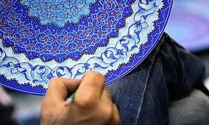 آشنایی با میناکاری روی سفال + مراحل ساخت