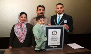 کوتاه ترین مرد جهان در ایران + عکس