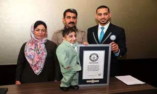 کوتاه ترین مرد جهان در ایران + عکس