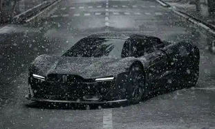 اولین خودروی مدرن ساخت افغانستان در خیابان های کابل (ویدیو)