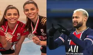 پیشنهاد بی شرمانه نیمار به خواهران دوقلو