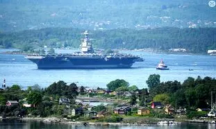 بزرگترین کشتی جنگی جهان خشم روسیه را برانگیخت