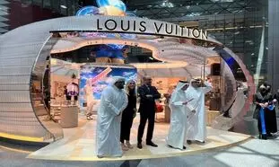 سالن لوکس لویی ویتون در فرودگاه دوحه + تصاویر