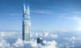 رونمایی از بلندترین آسمان خراش دنیا